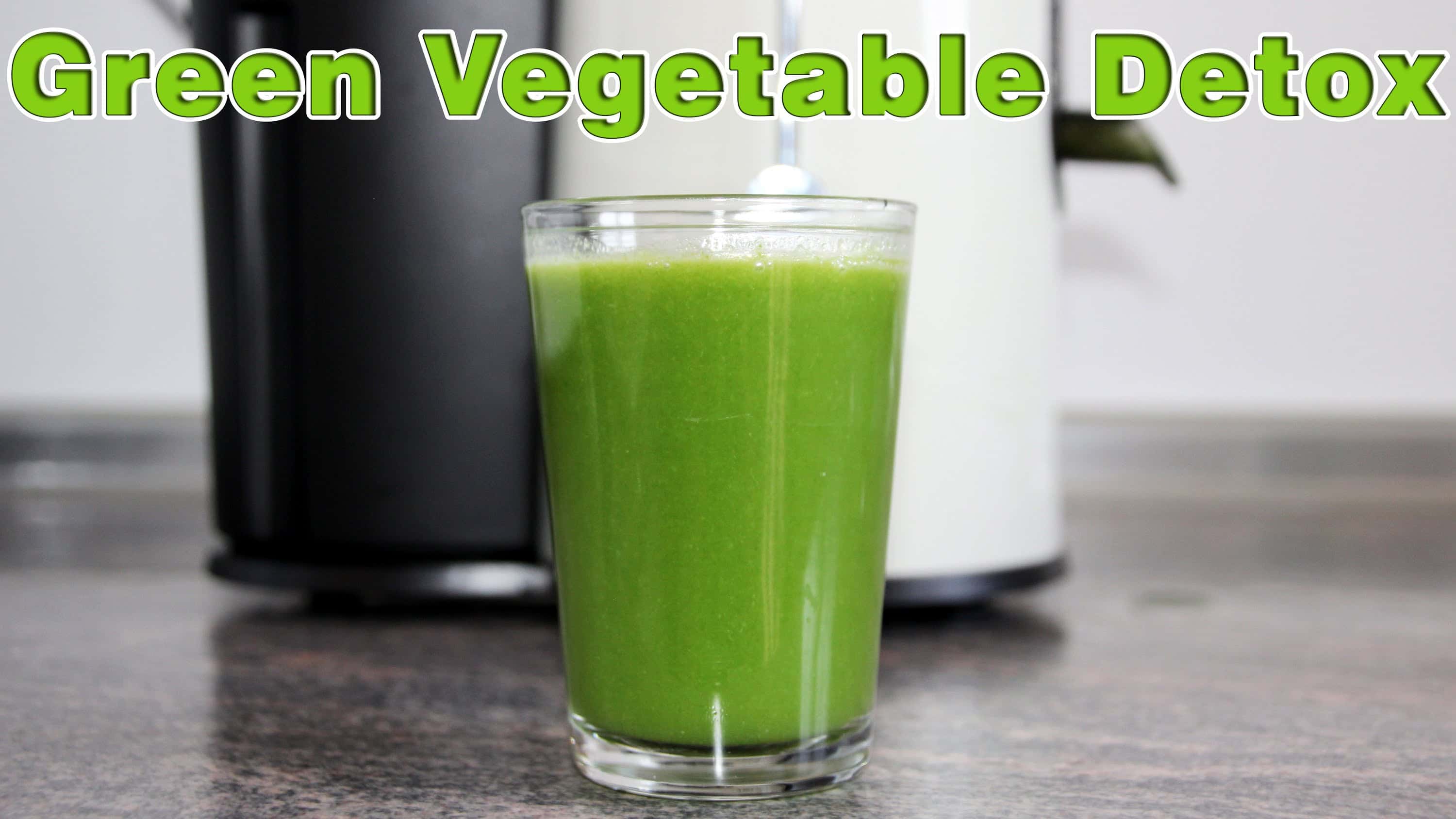 Green Healthy Detox Vegetable Juice Recipe Happy Foods Tube
