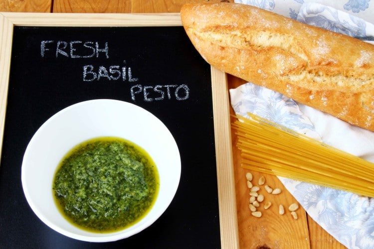 Homemade Fresh Basil Pesto HappyFoods Tube