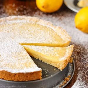 Simple Homemade Lemon Tart Image