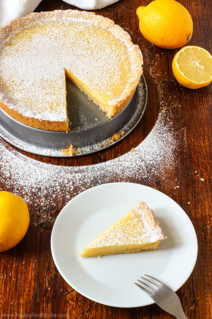 Simple Homemade Lemon Tart Pic