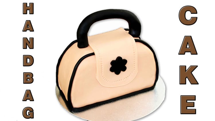 Handbag Cake Fondant Sugar Paste Tutorial