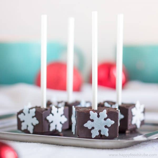 Homemade Hot Chocolate Sticks | happyfoodstube.com