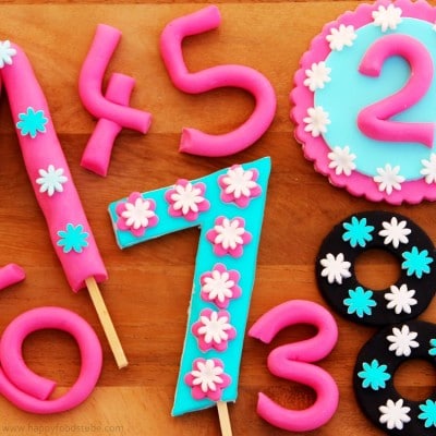 How to Make Fondant Numbers for Birthday Cake
