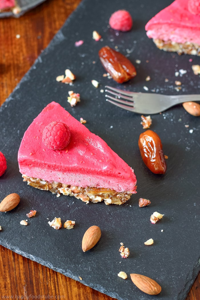 No Bake Raspberry Icebox Cake with Almond and Hazelnut Crust Pictures