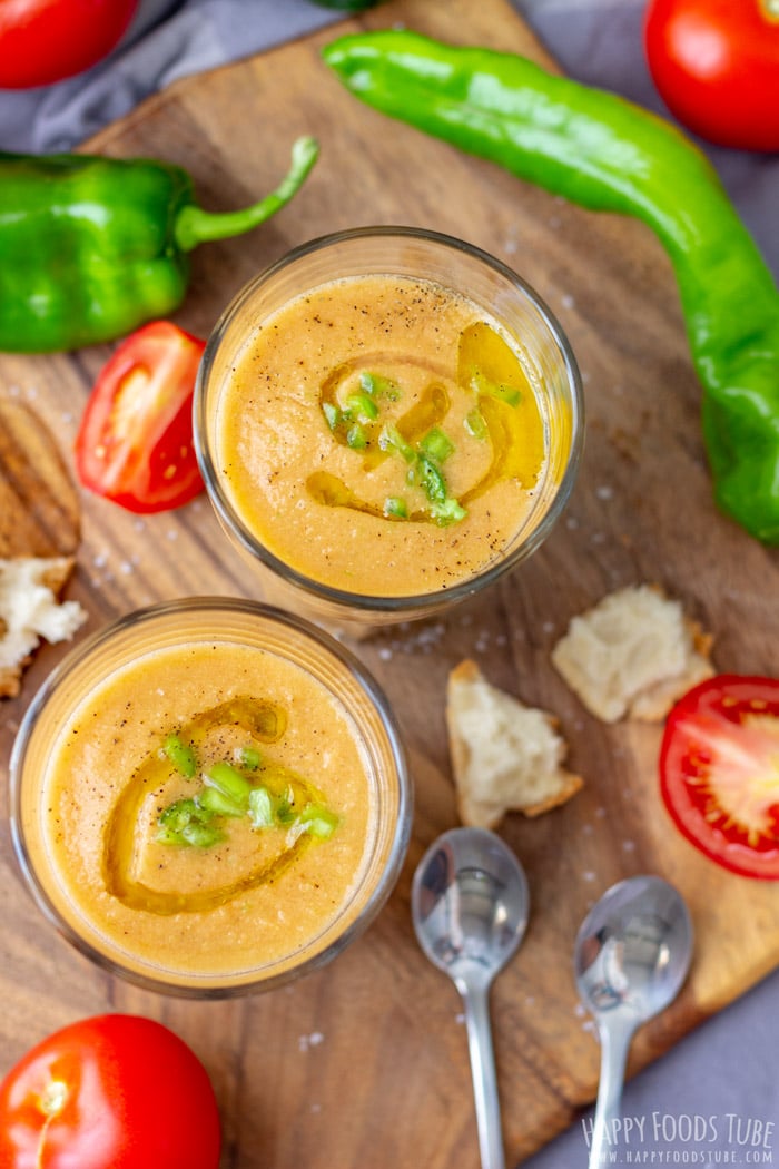 Authentic Tomato Gazpacho Soup