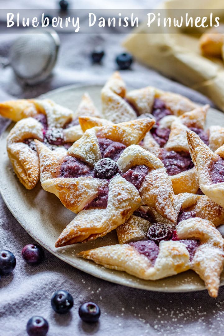 Blueberry Danish Pinwheels Pin