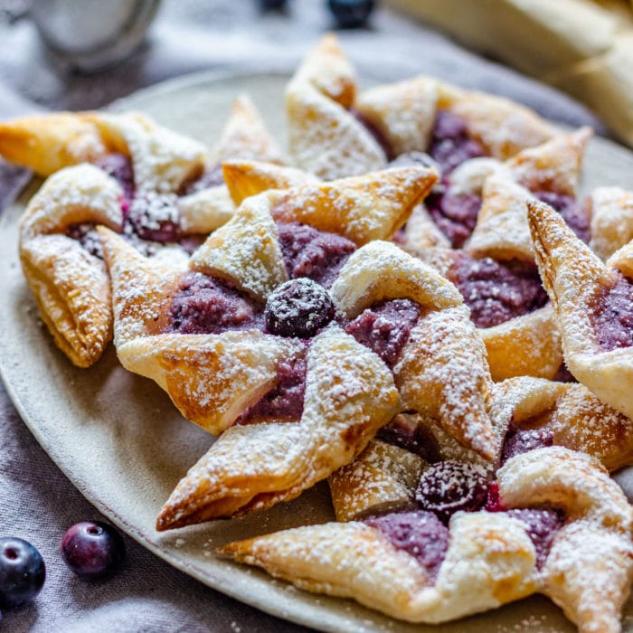 Blueberry Danish Pinwheels Recipe