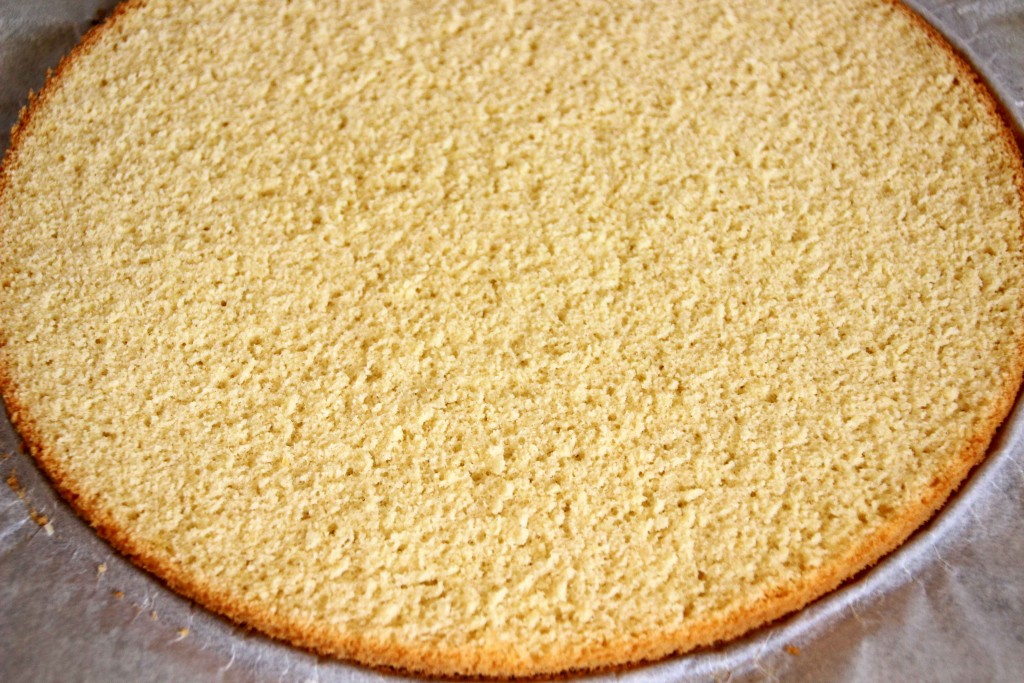 Basic Plain Sponge Cake Base | happyfoodstube.com