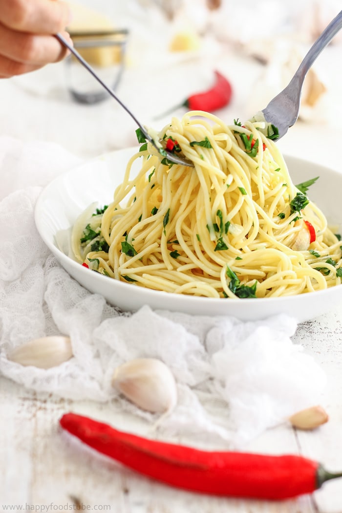 Spicy Spaghetti Aglio Olio & Peperoncino Image