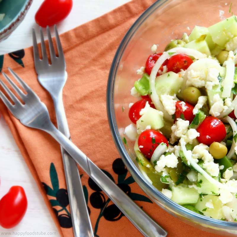 Shopska Salad Bulgarian Recipe