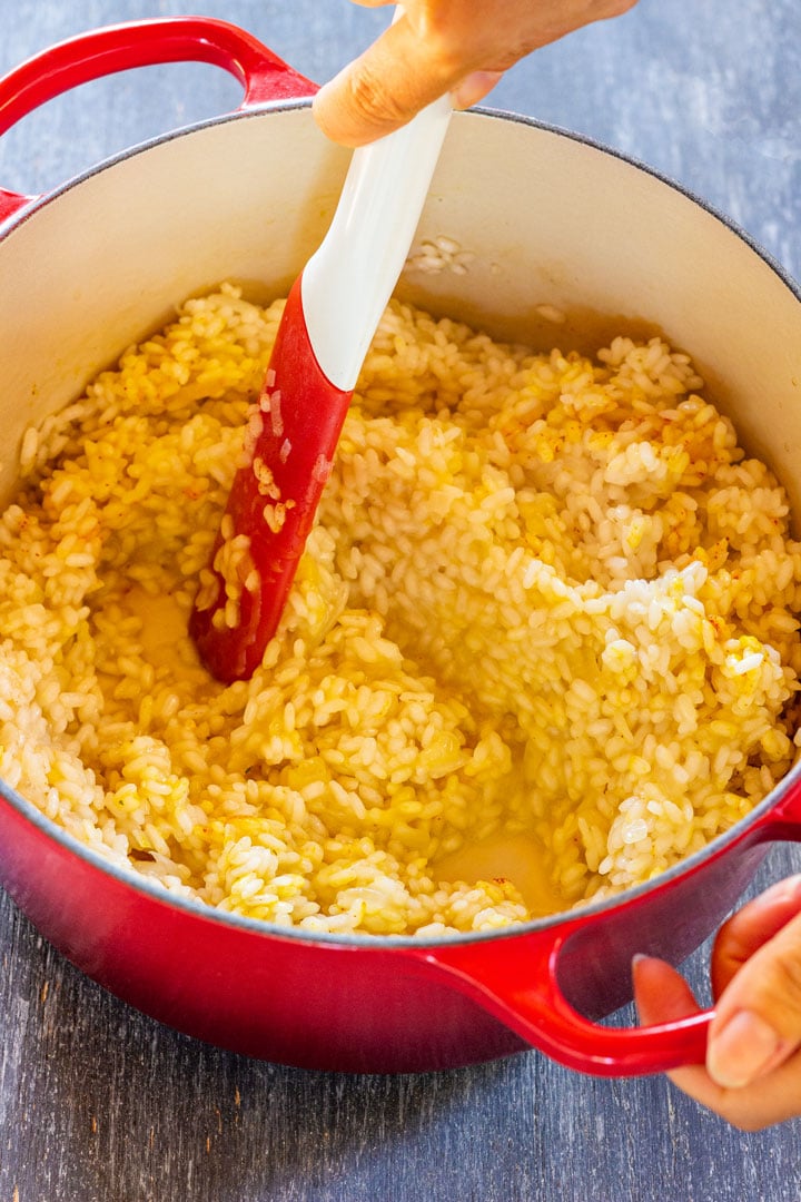 Easy Risotto Milanese Recipe Happy Foods Tube