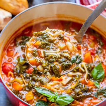 Minestrone soup recipe