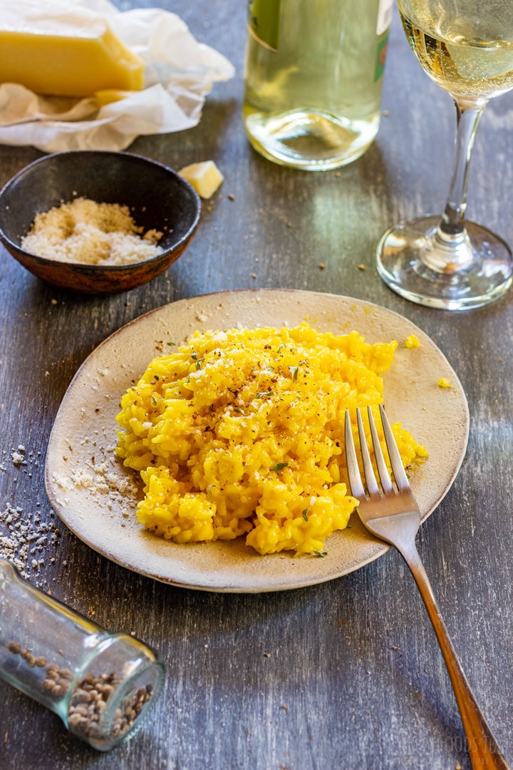 Risotto Milanese with parmesan