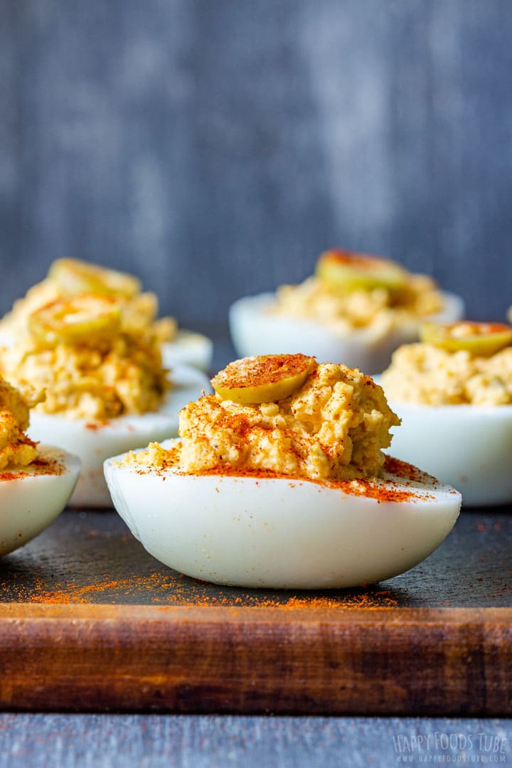 Deviled Eggs with Olives