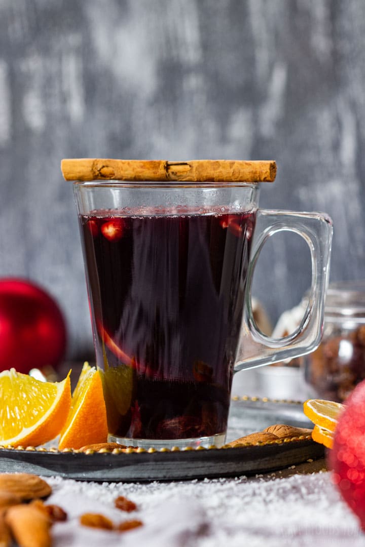 Homemade mulled wine, perfect winter drink