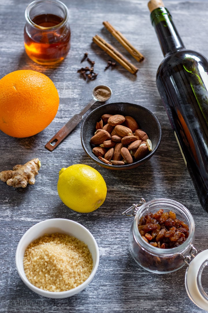 Mulled wine ingredients