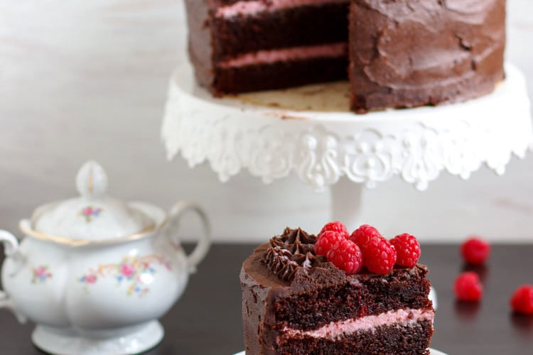 Red Wine Chocolate Raspberry Cake Recipe