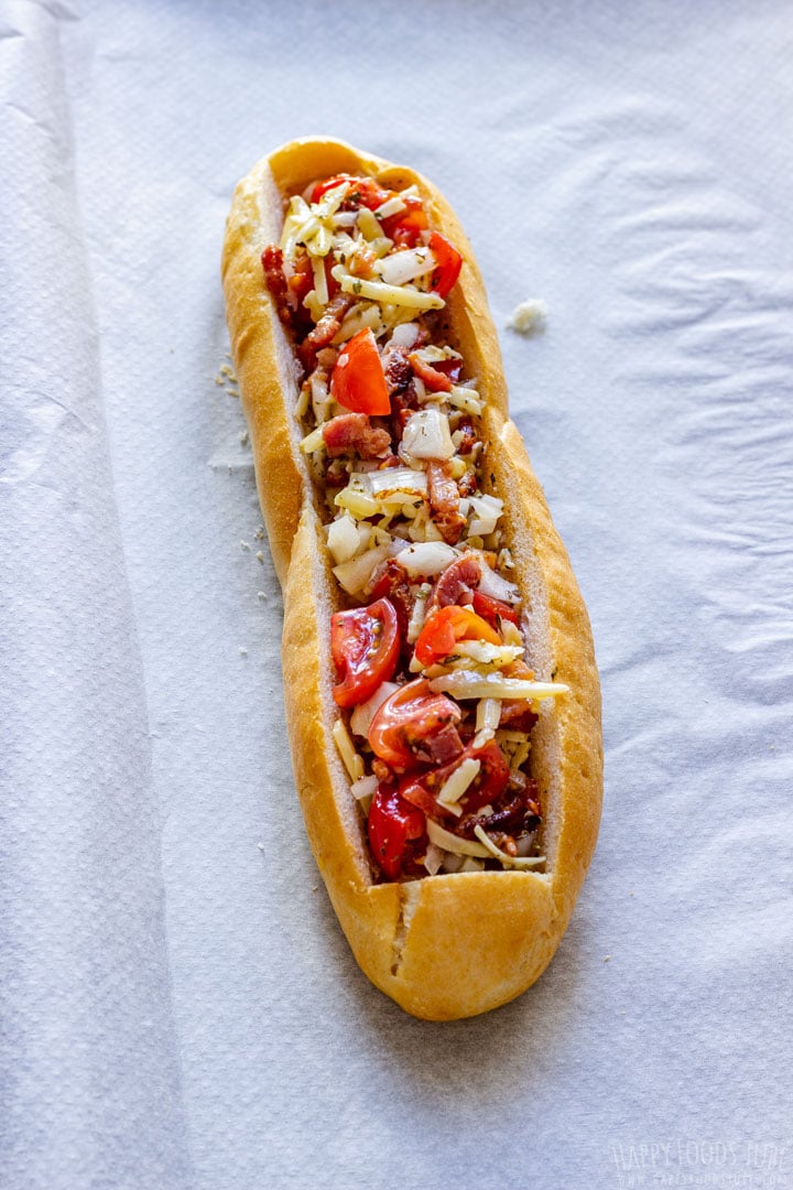 Breakfast Boat before Baking