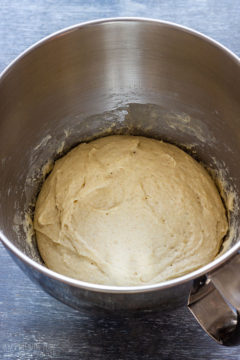 Homemade langos dough