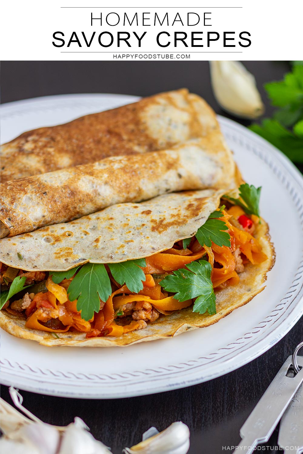 Savory Crepes Recipe Happy Foods Tube