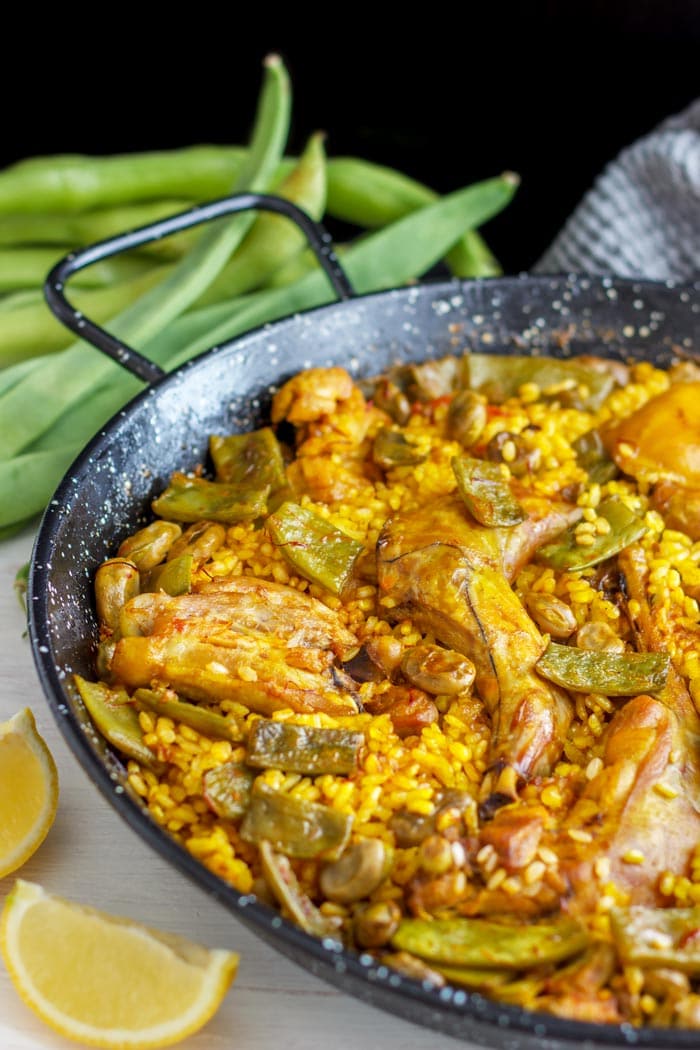 Paella Valenciana truyền thống dễ dàng