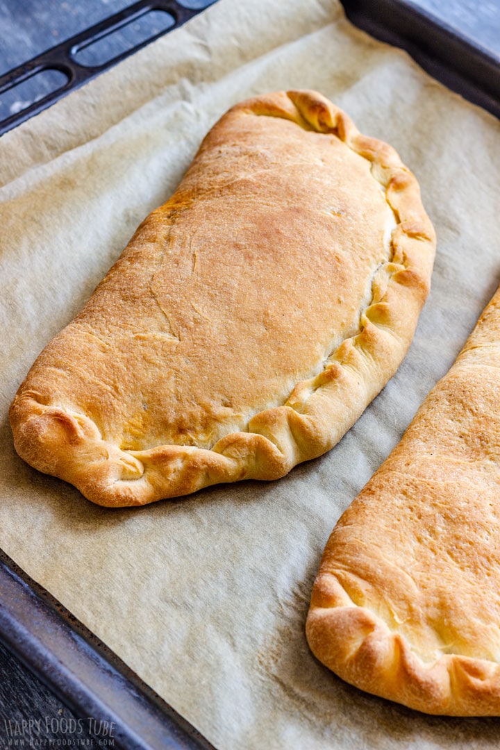 Freshly Baked Calzone Pizza