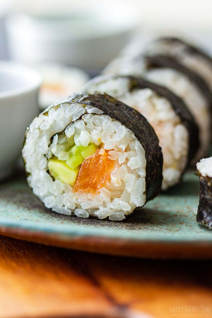 Homemade Sushi Closeup