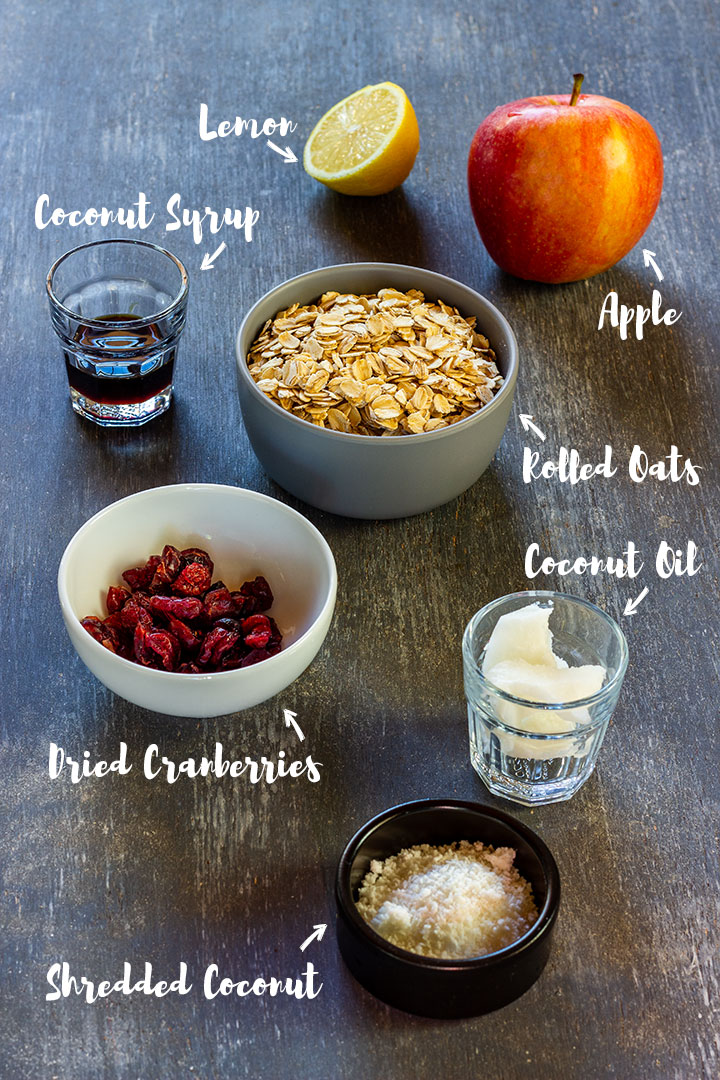 Toasted oatmeal ingredients