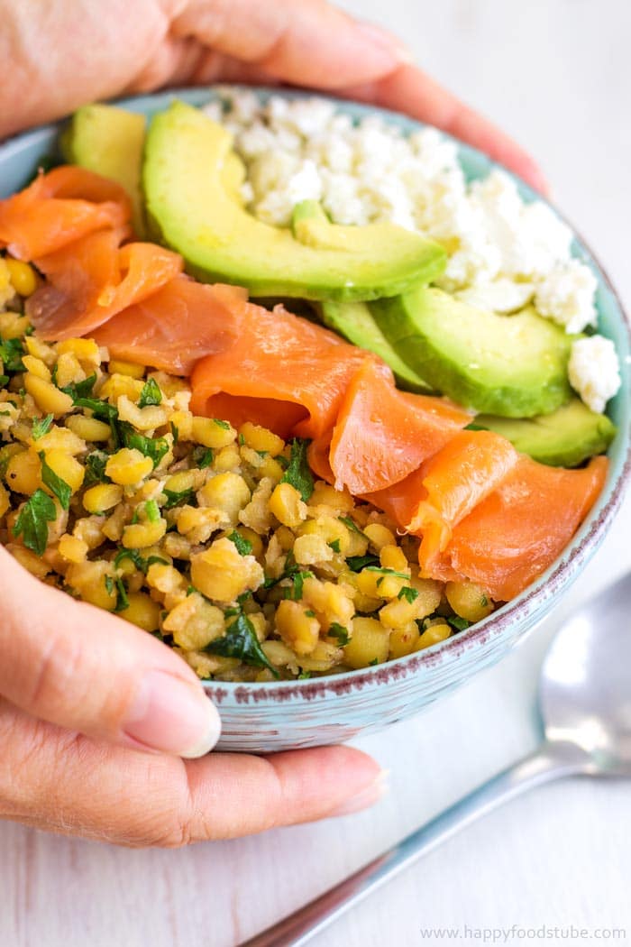 Butter Roasted Split Pea Power Bowl Recipe - Happy Foods Tube