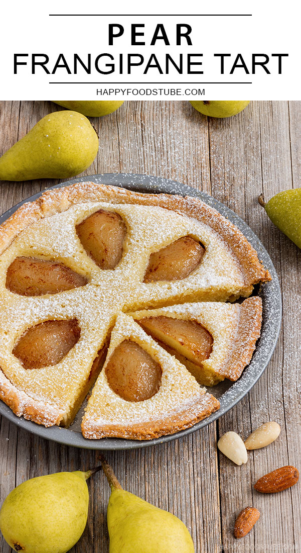 Pear frangipane tart pin