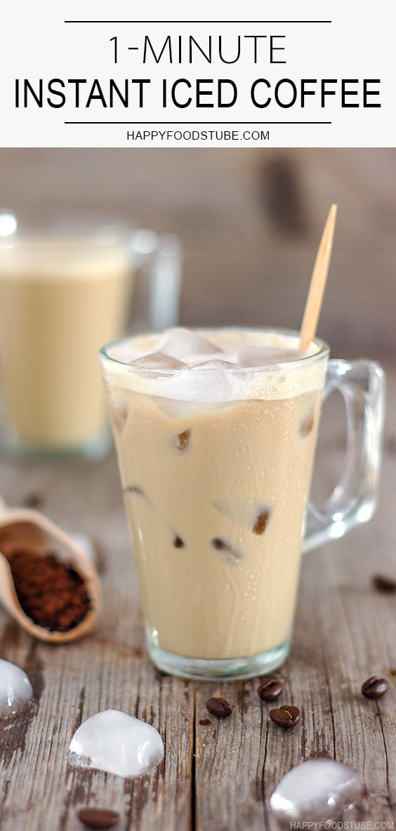 1-Minute Instant Iced Coffee Recipe