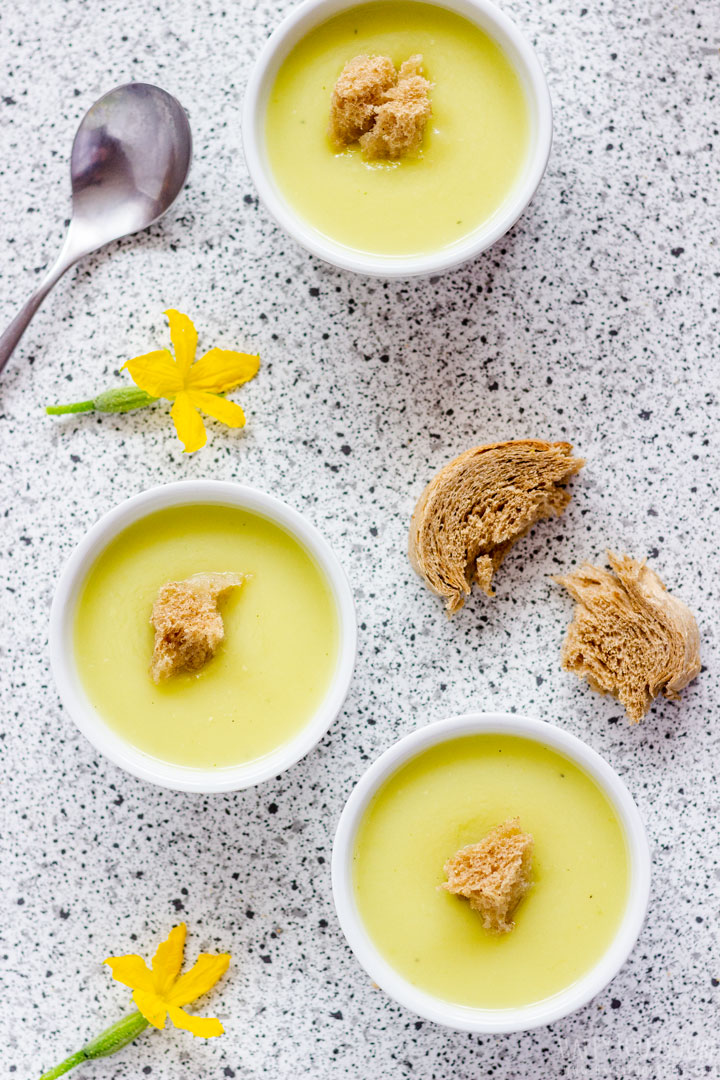 Zucchini Soup Bowls