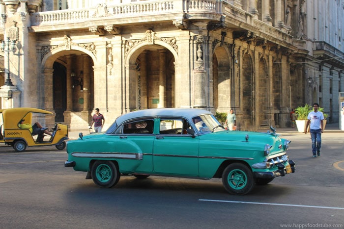 Cuba Havana Vintage Cars | happyfoodstube.com