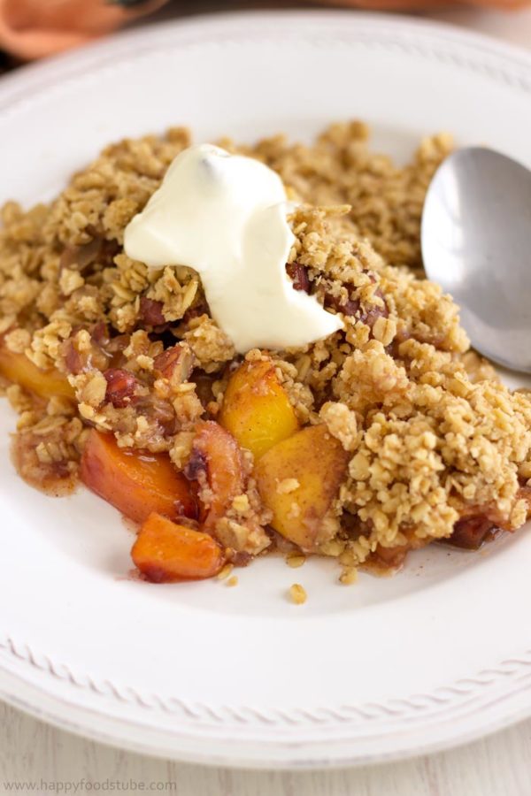 No Fuss Mixed Fruit Crisp with Hazelnuts Happy Foods Tube