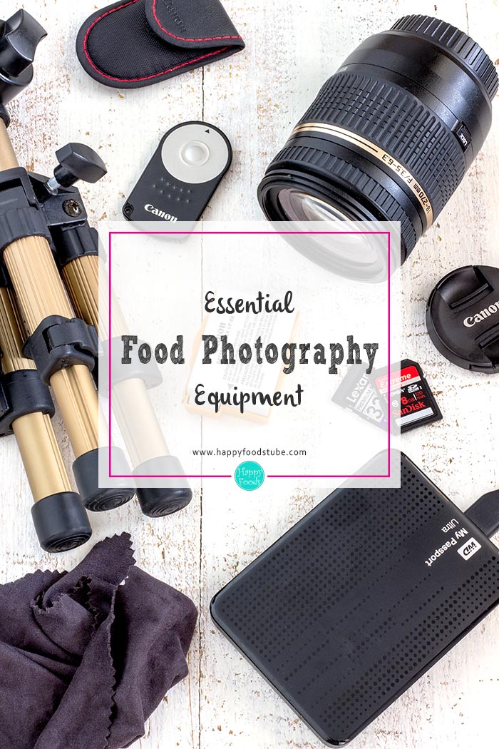 Essential Food Photography Equipment. 10 must-haves for every food blogger | happyfoodstube.com