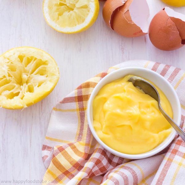 Homemade Lemon Curd Recipe | happyfoodstube.com