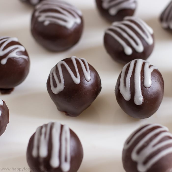 2 Ingredient Dark Chocolate Truffles Recipe  Happy Foods Tube