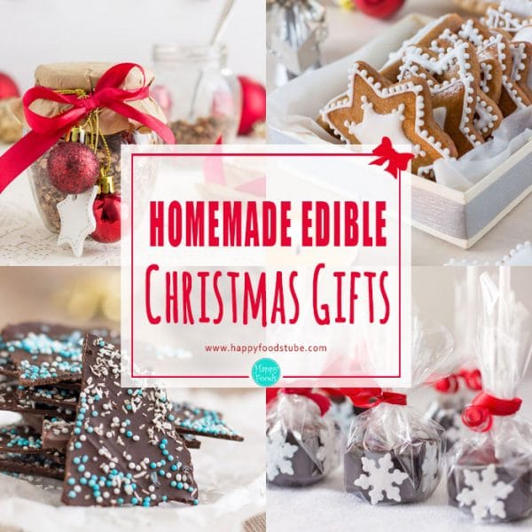Homemade Edible Christmas Gifts | happyfoodstube.com