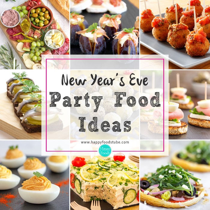 New Years Eve Party Food Ideas | happyfoodstube.com