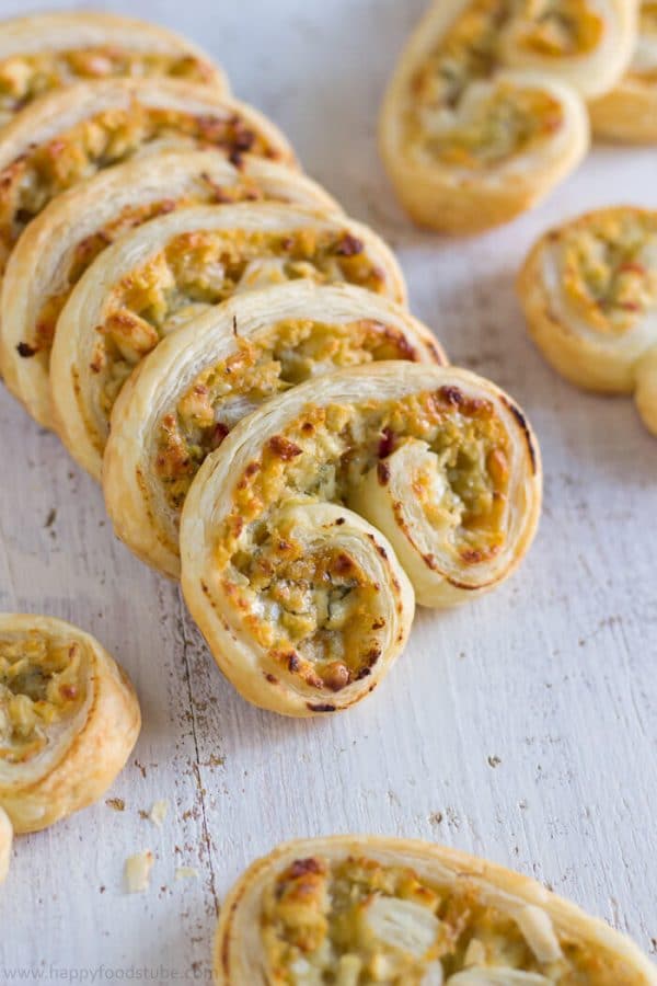 Blue Cheese Palmiers Recipe Happy Foods Tube