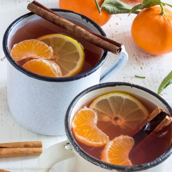 Mulled Mixed Fruit Cider with Mandarins