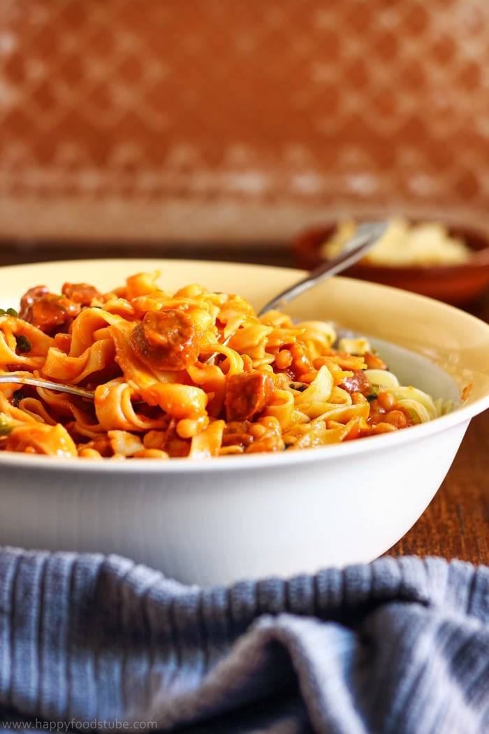 10-Minute-Baked-Bean-Pasta-Sauce