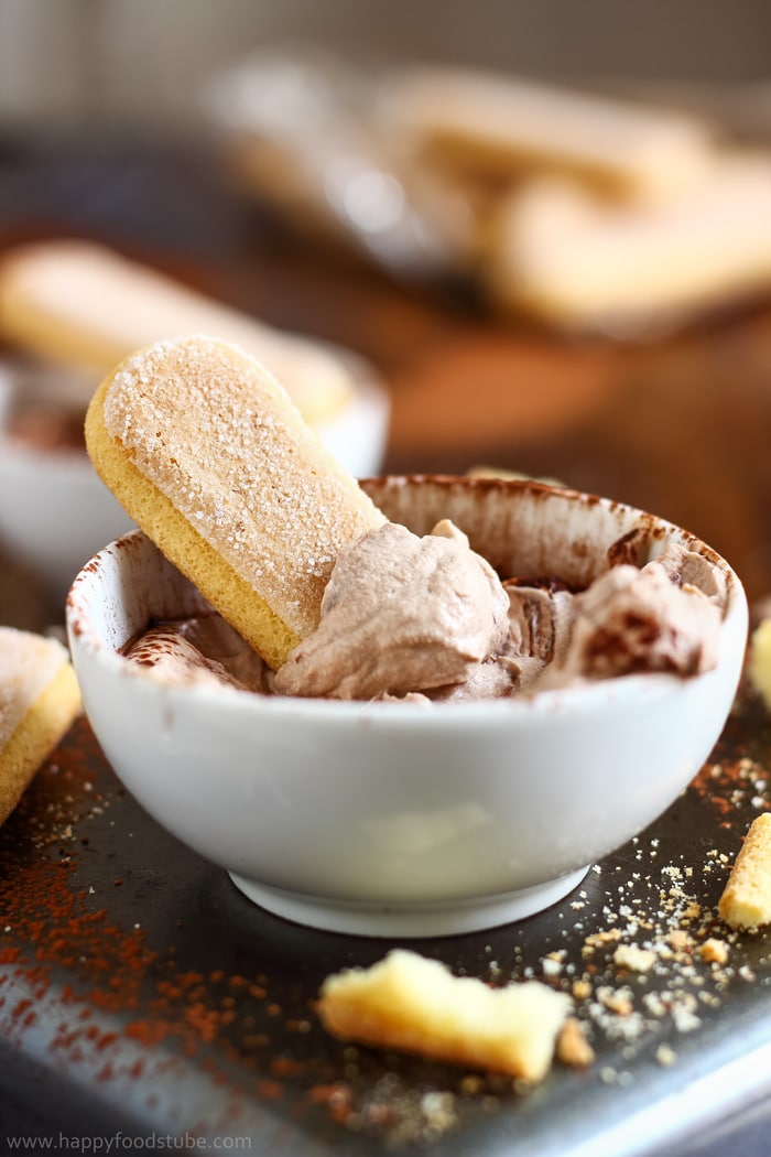 5-Minute Tiramisu Dessert Dip Recipe - Happy Foods Tube