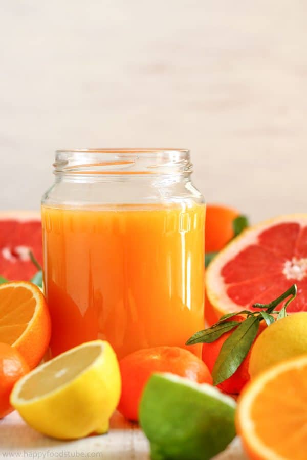 Homemade Citrus Juice Recipe Happy Foods Tube