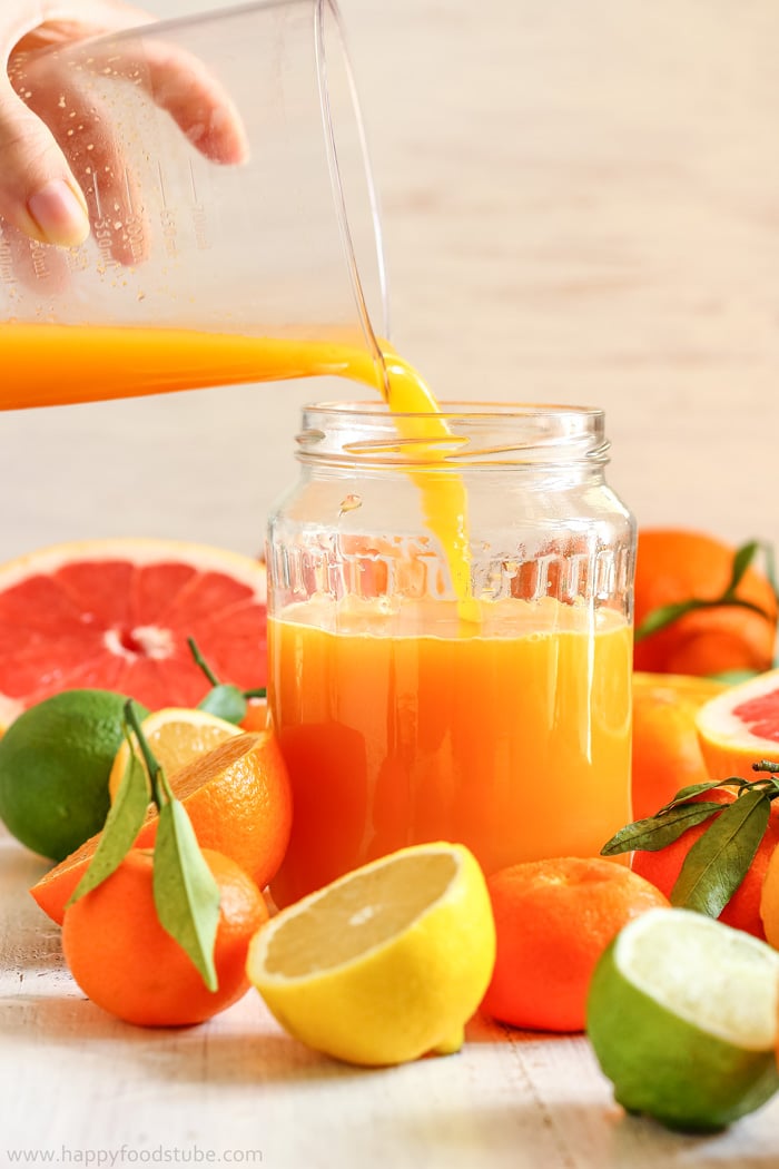 Homemade Anti-Aging Citrus Juice Recipe - Happy Foods Tube