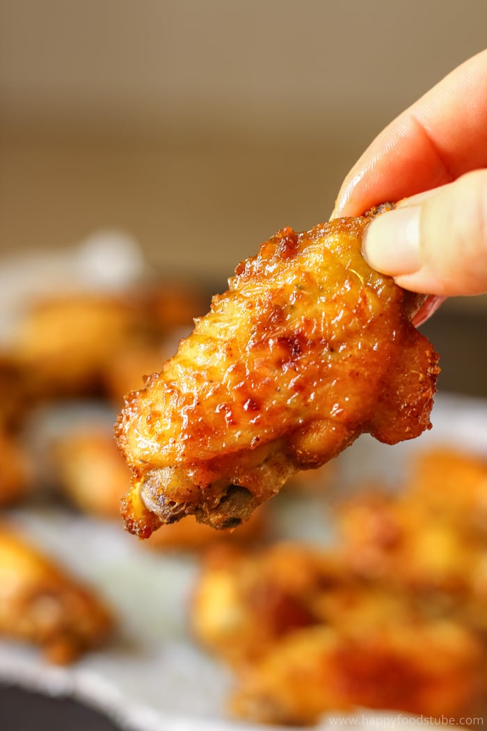 Baked Curry Chicken Wings with Mango Chutney Image