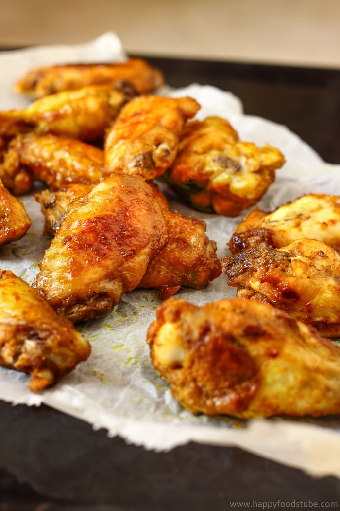 Baked Curry Chicken Wings with Mango Chutney Pictures