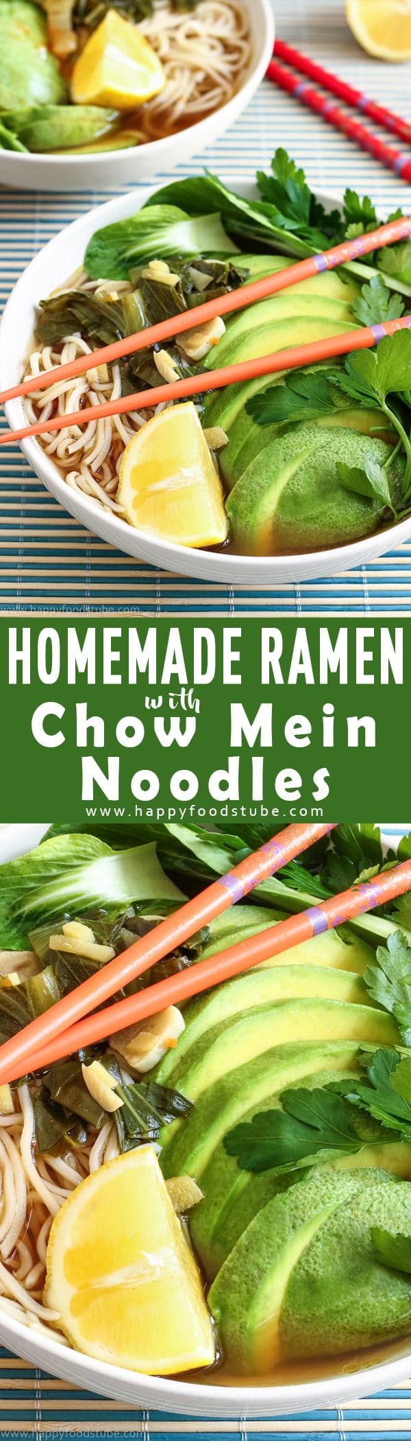 Homemade Ramen with Chow Mein Noodles Recipe Picture
