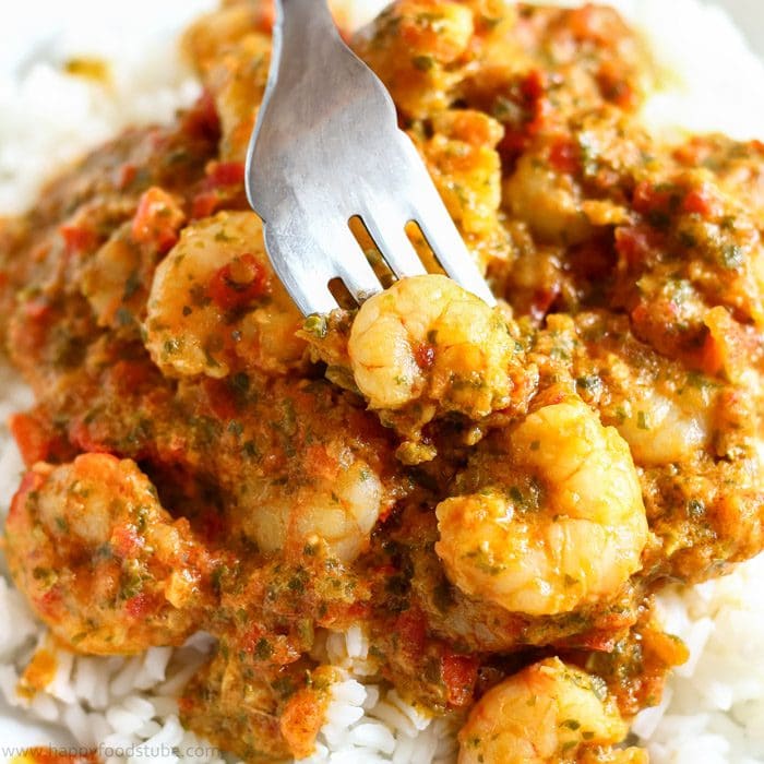 Tomato Salsa Shrimp and Rice Image