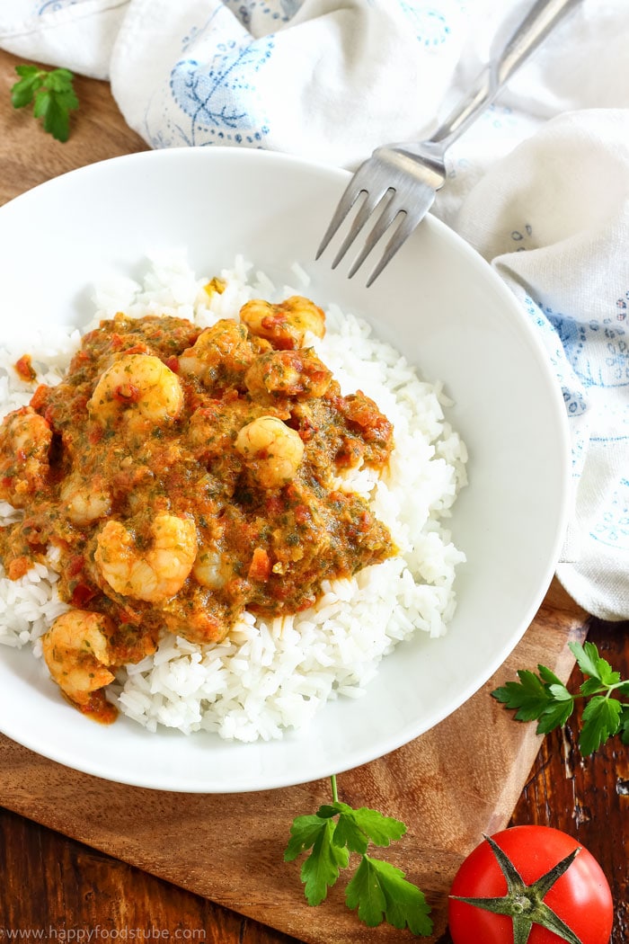 Tomato Salsa Shrimp and Rice Pic